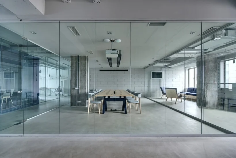 Glass office partition installation service Singapore for modern commercial offices